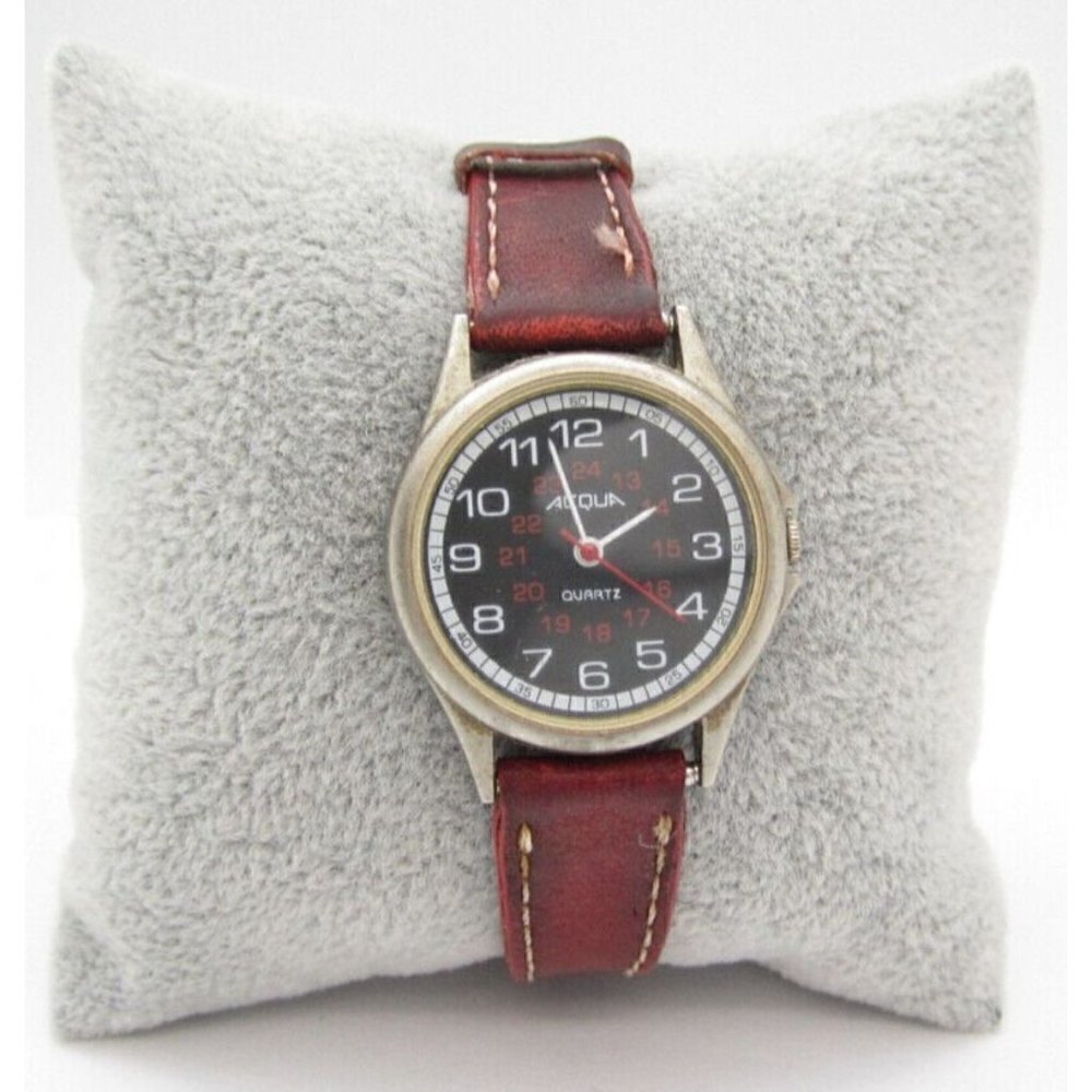 Women Acqua Quartz WR Analog 28mm Dial Causal Round Watch (F994)